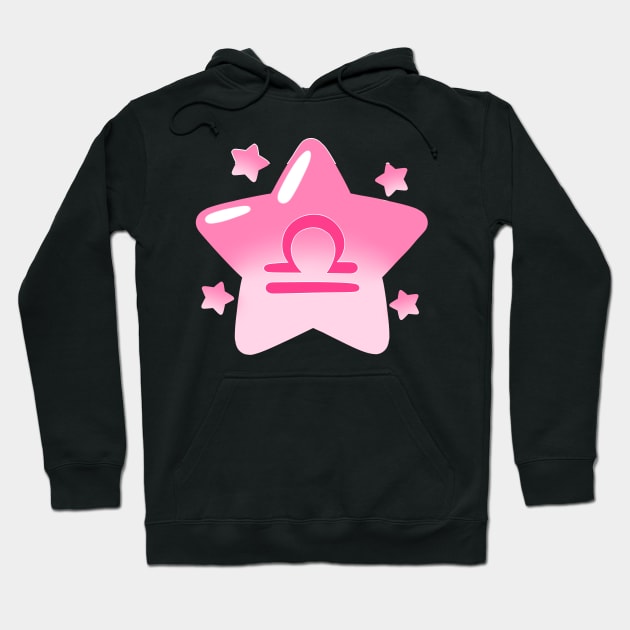 Astrological Sign Star - Libra Hoodie by leashonlife